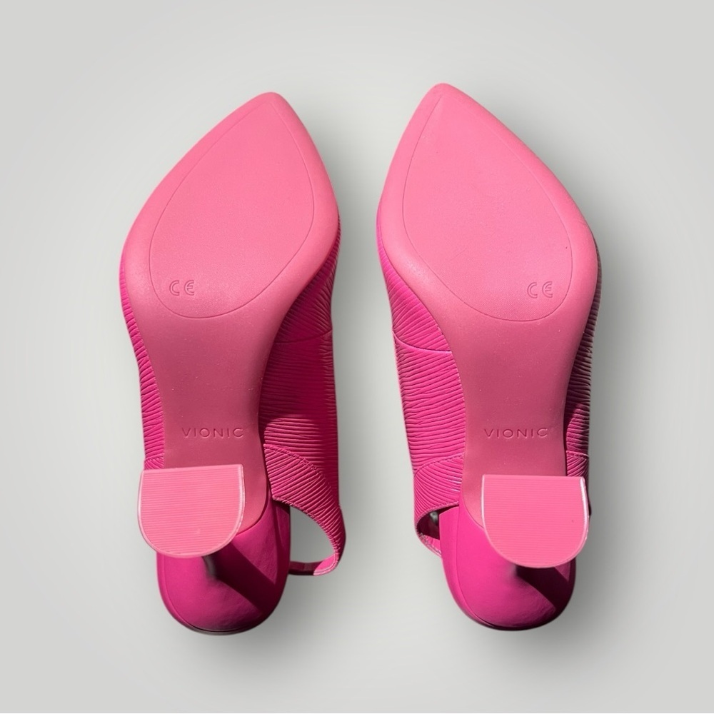 Vionic Pink Slingback Heels - NWT - Picture 2 of 6
